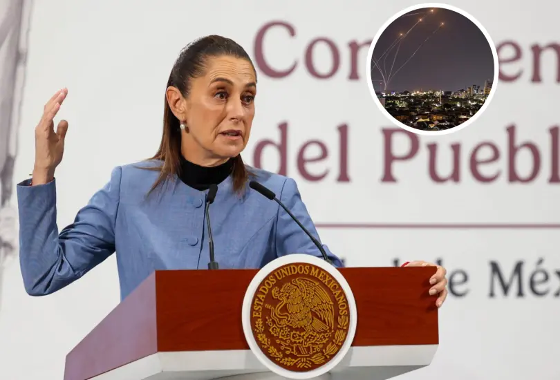 La presidenta lamentó el conflicto entre Palestina e Israel.