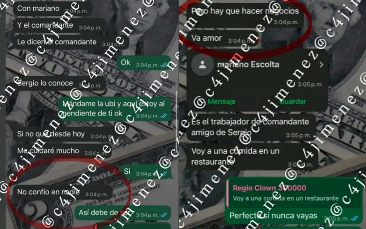 La última conversación del DJ Regio Clown con su pareja antes de ser asesinado. @C4Jimenez