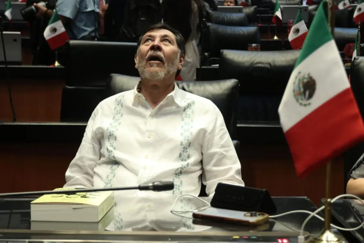 Noroña no estaba en el Senado cuando ocurrieron los hechos. Cuartoscuro.
