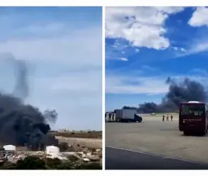 Así fue el impactante momento en que avioneta Learjet se estrelló en el aeropuerto de Maiquetía, Venezuela