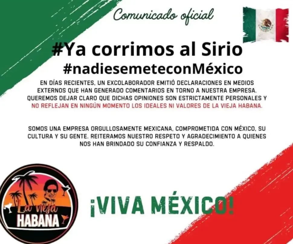 Corren a trabajador sirio TikTok