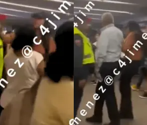 Surge Lady Metro en CDMX: cachetea y patea a policía porque empujaron a su hijo