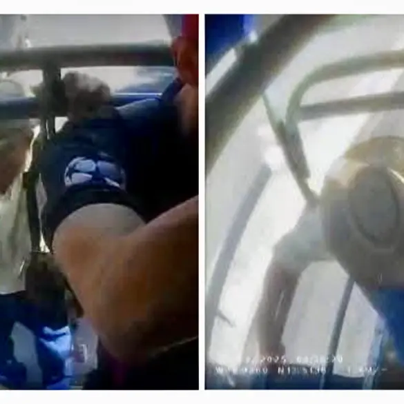 Abuelito muere al caer de transporte público y golpearse la nuca | VIDEO