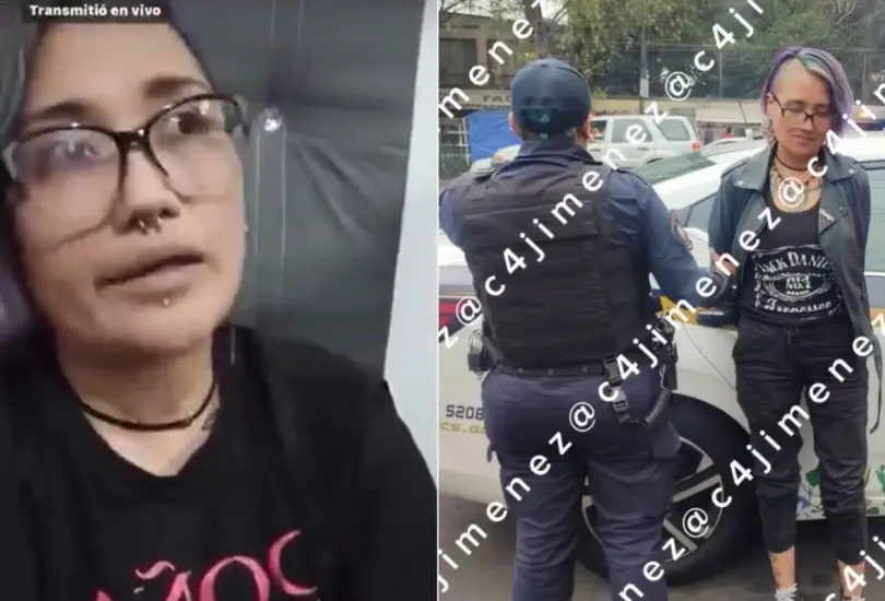 Lady Patadas justifica agresión a policía por ataque de estrés