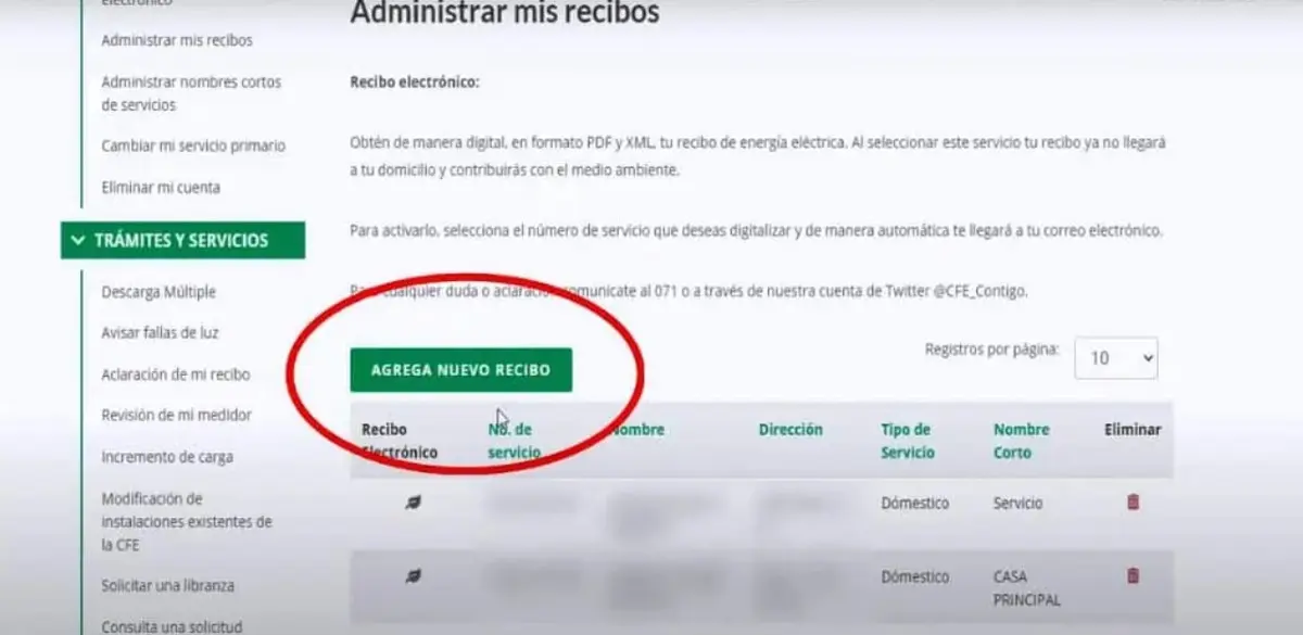 Cómo facturar los recibos de CFE CFE