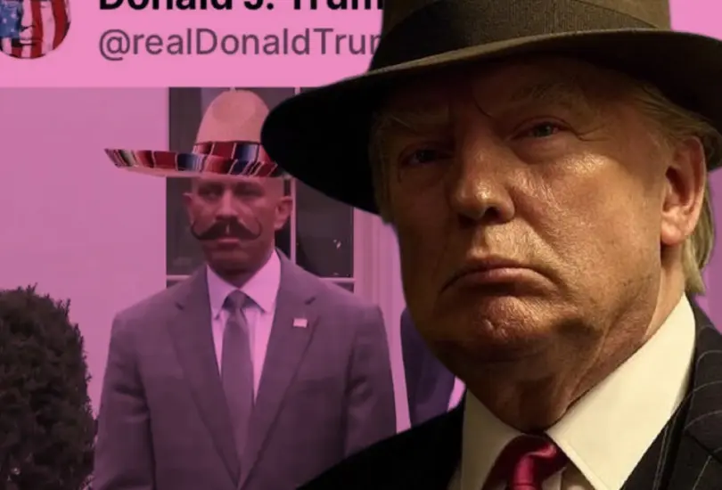 Trump usa IA con estereotipos mexicanos para atacar a opositores