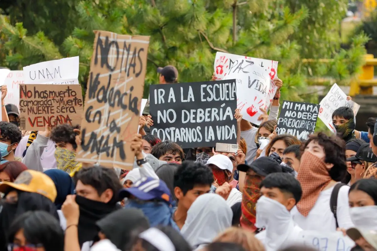 La comunidad estudiantil exige que se garantice su seguriad en los planteles. Cuartoscuro.