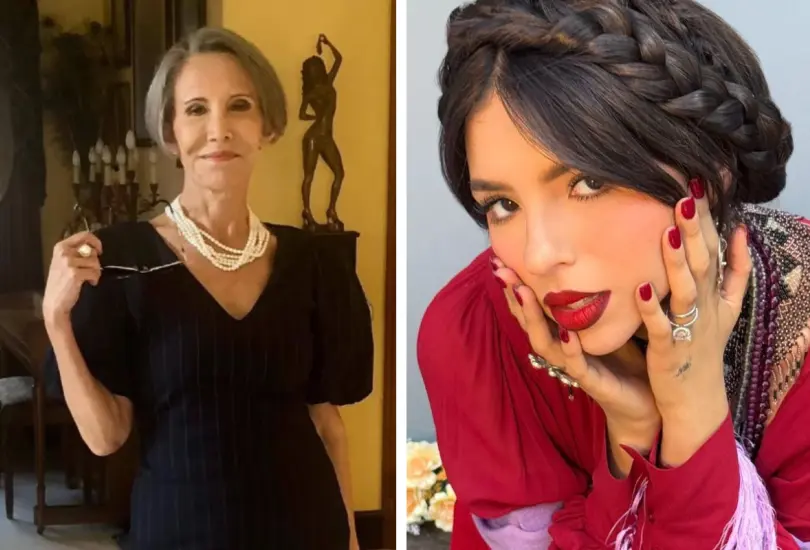 Florinda Meza y Ángela Aguilar