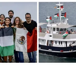 Mexicanas en flotilla a Gaza piden ayuda a Sheinbaum: "Fuimos interceptados ilegalmente"