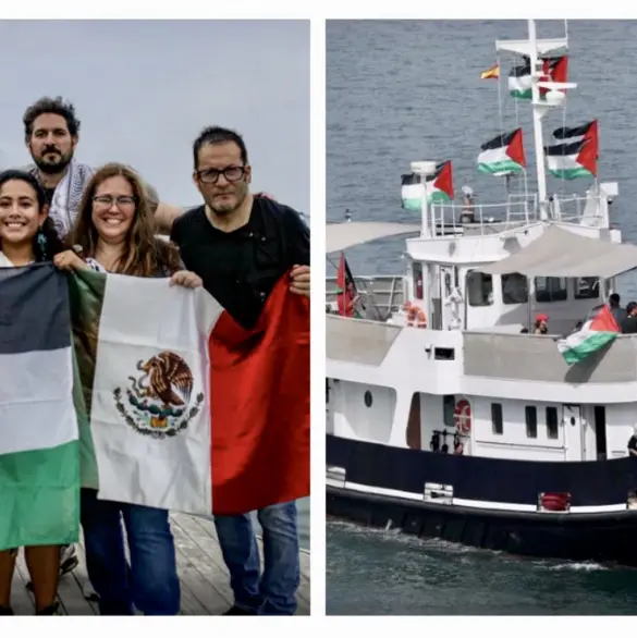 Mexicanas en flotilla a Gaza piden ayuda a Sheinbaum: "Fuimos interceptados ilegalmente"