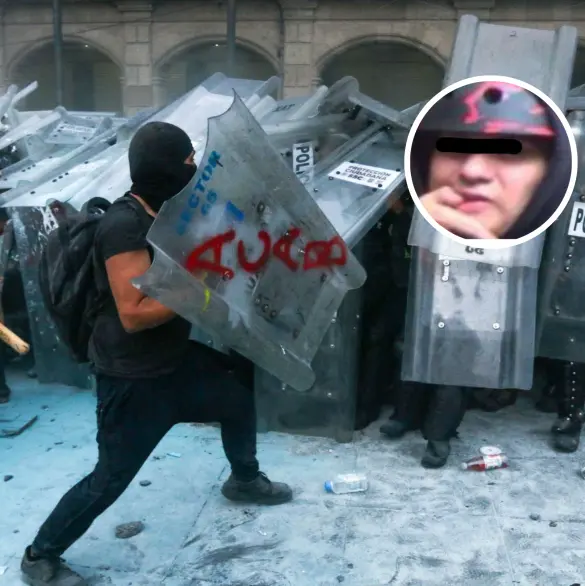 Revelan identidad de sujetos que habrían causado destrozos en marcha del 2 de octubre