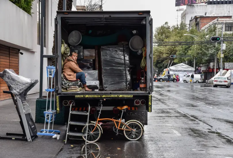 Habitantes de la CDMX tuvieron que dejarla.