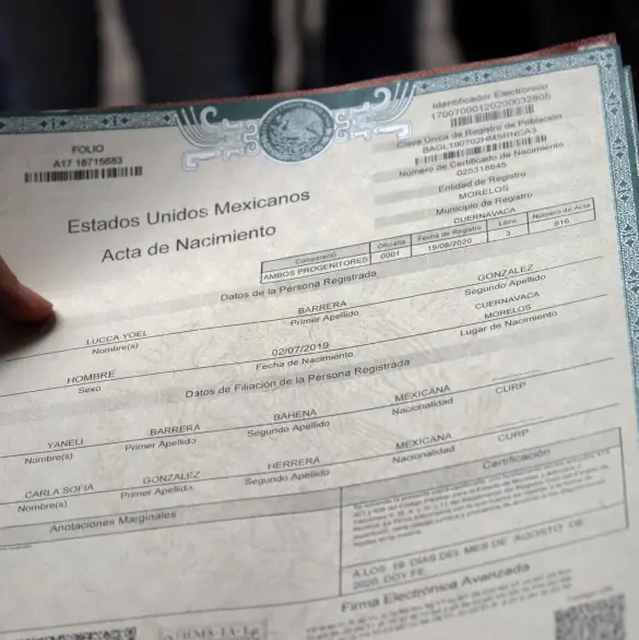 ¡Ya cambió! Ésta es la nueva forma de sacar tu acta de nacimiento certificada en línea