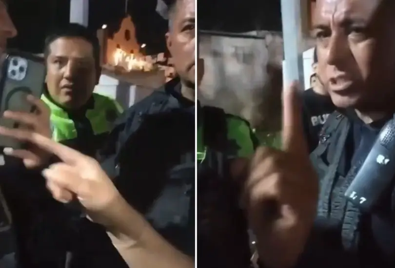 Los oficiales habrían consumido alimentos y posteriormente se negaron a cubrir el pago.