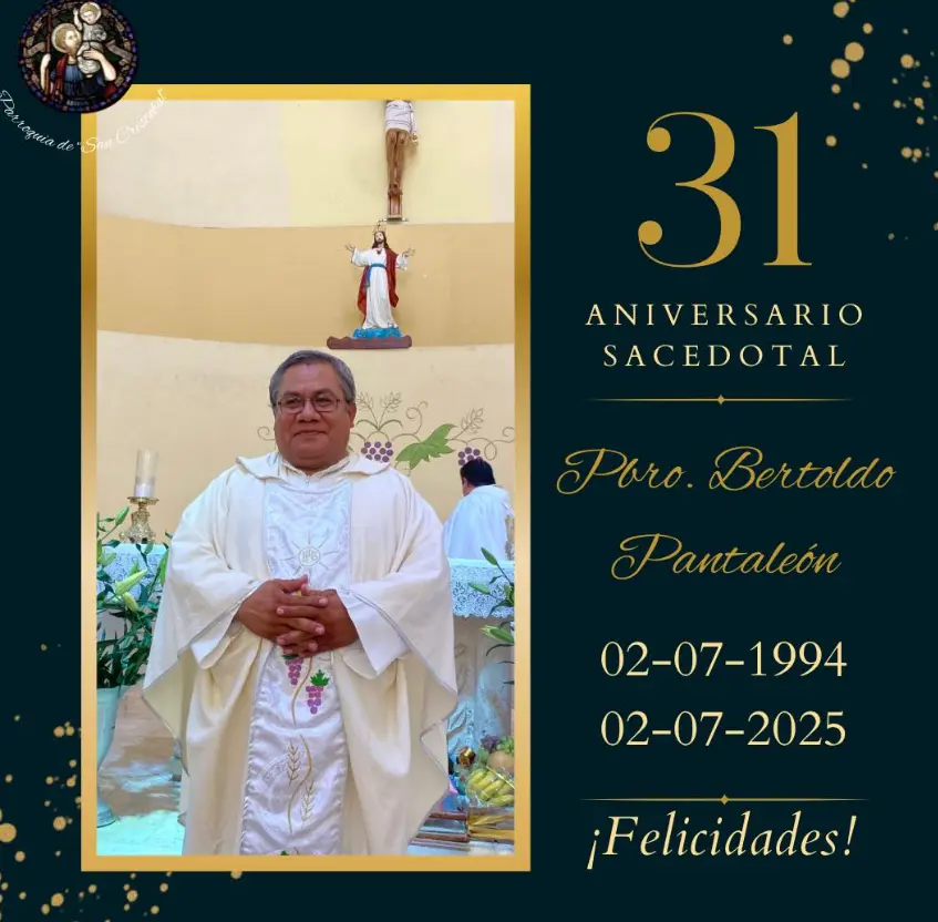 La muerte del sacerdote Bertoldo Pantaleón Estrada ha generado un impacto profundo en la comunidad católica de Guerrero. Facebook.