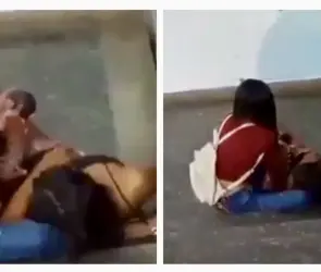 Mujer da a luz en las escaleras de un hospital por falta de atención médica: "Pónselo en el pecho"