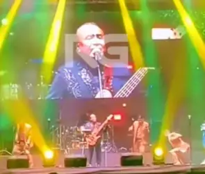 Atacan a balazos a Agua Marina en pleno concierto: el momento de terror quedó grabado