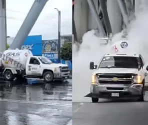 Pipa choca y causa fuga de gas bajo tramo de la L&iacute;nea 12 del Metro