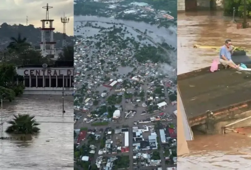 Al menos 45 municipios de Veracruz se vieron afectados por el desbordamiento del río Cazones. Al menos 45 municipios de Veracruz se vieron afectados por el desbordamiento del río Cazones.