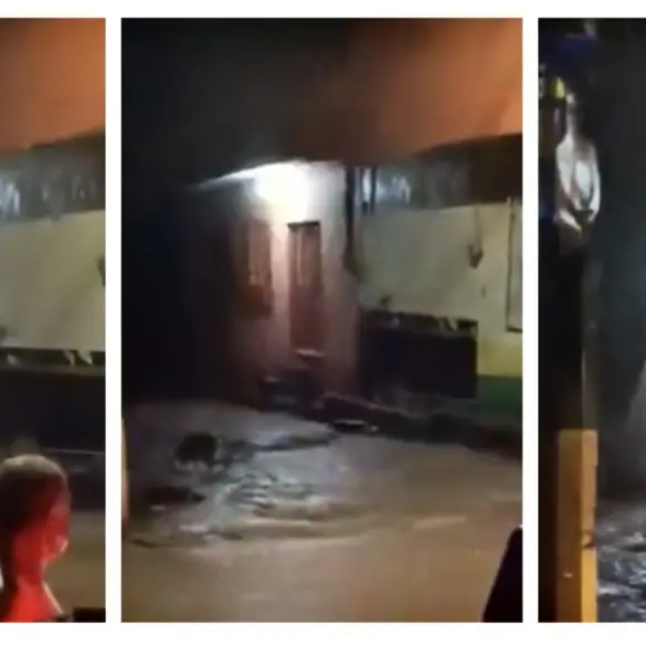Momento exacto en que una casa es arrastrada por el arroyo San Luis, Nayarit | VIDEO