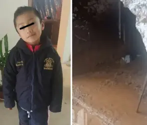 "To&ntilde;o, yo siento que est&aacute; aqu&iacute;": Madre busca entre el lodo el cuerpo de su hijo tras deslave en Huauchinango