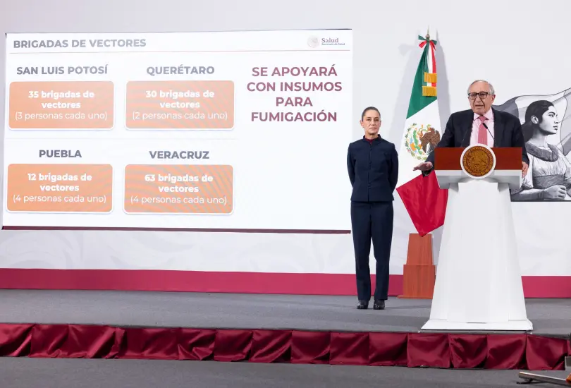 Sheinbaum desata polémica por instrucción al secretario de salud: "No digas municipios afectados" Sheinbaum desata polémica por instrucción al secretario de salud: "No digas municipios afectados"
