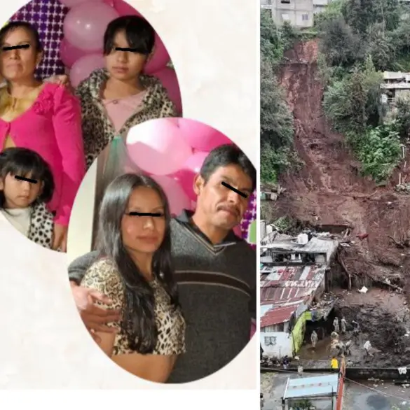 Evelia, Julio y sus tres hijas: Familia muere sepultada en su casa tras deslave en Huauchinango