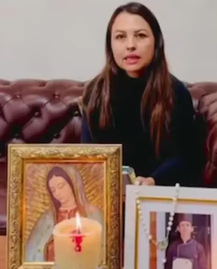 La madre de Carlos pidió directamente la intervención de Claudia Sheinbaum, presidenta de México, y del titular de Seguridad, Omar García Harfuch. Facebook.