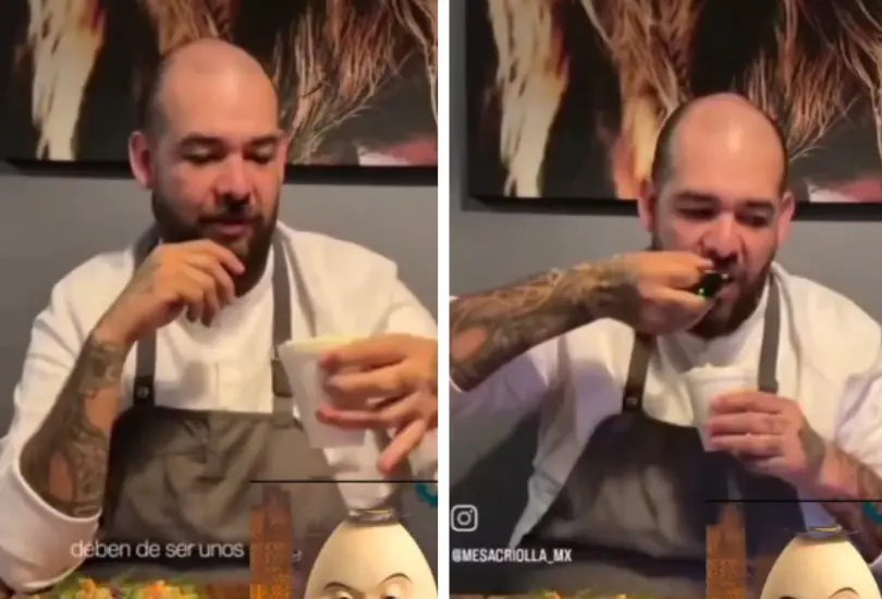 Chef critica esquites Chef critica esquites
