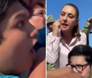 De la Universidad Veracruzana: Identifican a joven que encaró a Sheinbaum en su visita a Veracruz