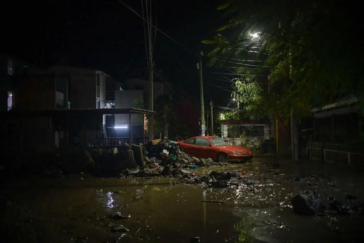 Los estragos de las lluvias en Poza Rica. Cuartoscuro.