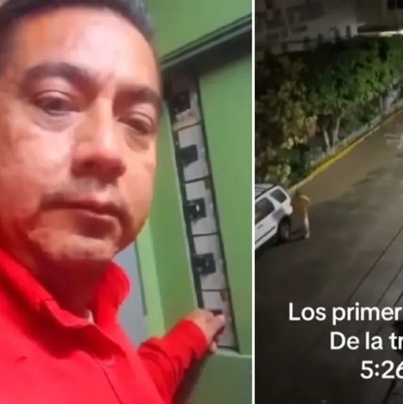 Momento exacto en que Don Chuy activó la alarma de Pemex para alertar del inminente desbordamiento del río Cazones