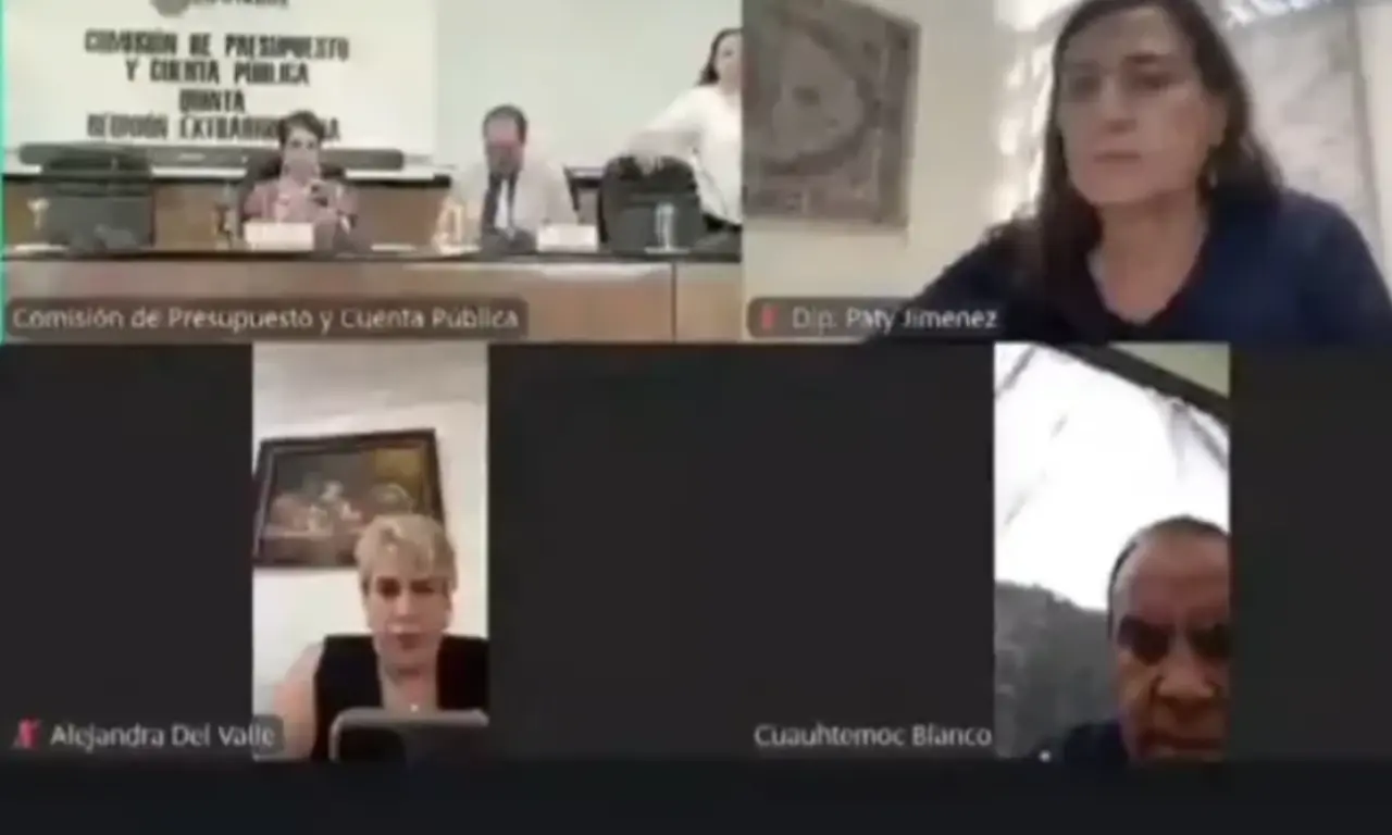  El diputado y exfutbolista se limitó a  decir: ““Cuauhtémoc Blanco, si me pueden poner asistencia, por favor, muchas gracias” y luego se desconectó. 