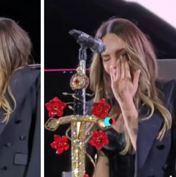 Belinda rompe en llanto en pleno concierto tras demanda de Lupillo Rivera