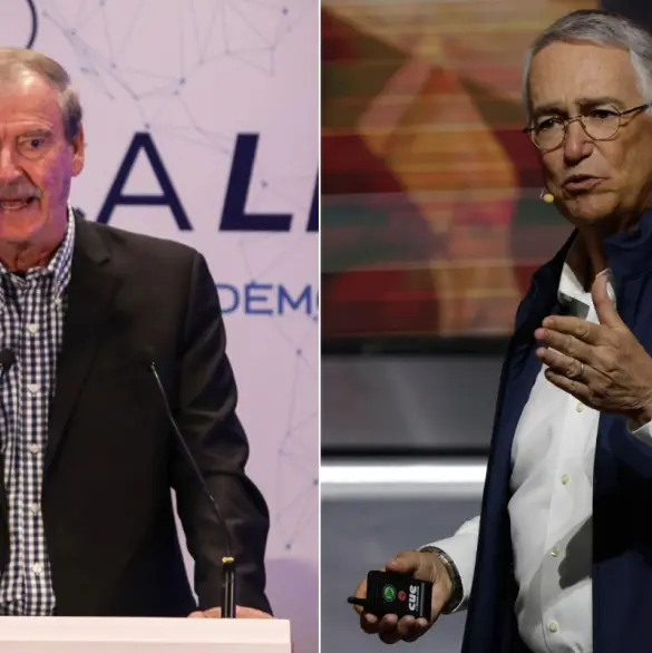 Vicente Fox expresa su respaldo a Salinas Pliego rumbo 2030: Aquí un buen gallo
