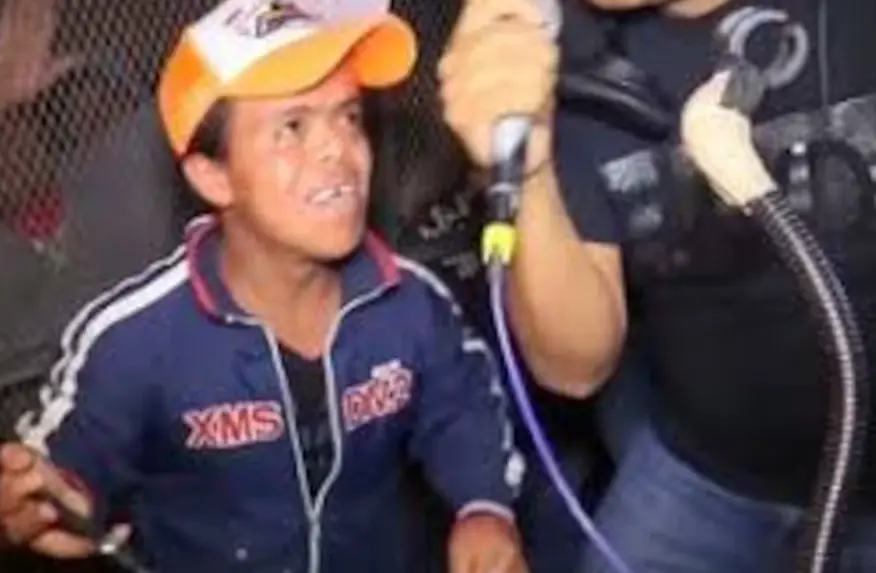 Francisco Pérez, de aproximadamente 30 años, era conocido como el "Medio Metro original". Facebook.