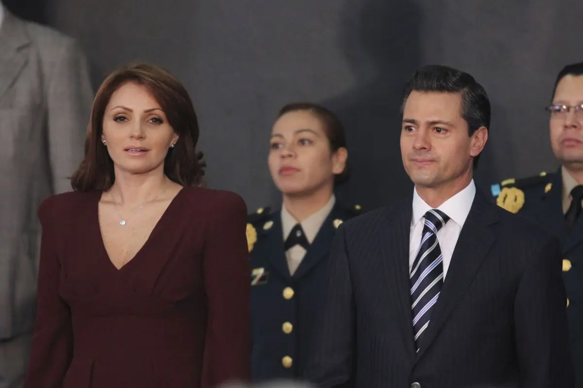Angélica Rivera y Peña Nieto fueron la última pareja presidencial que vivió en Los Pinos. Cuartoscuro.
