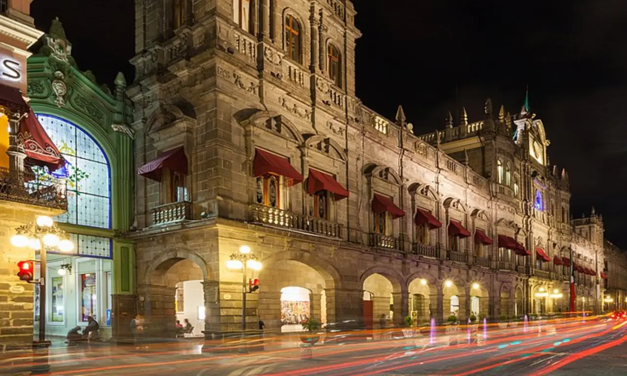  El centro histórico de Puebla. 