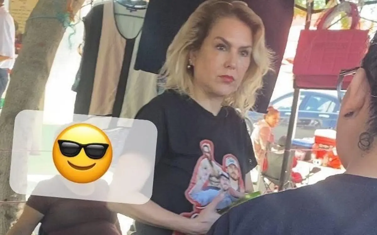  Mamá de Aldo de Nigris en el tianguis 