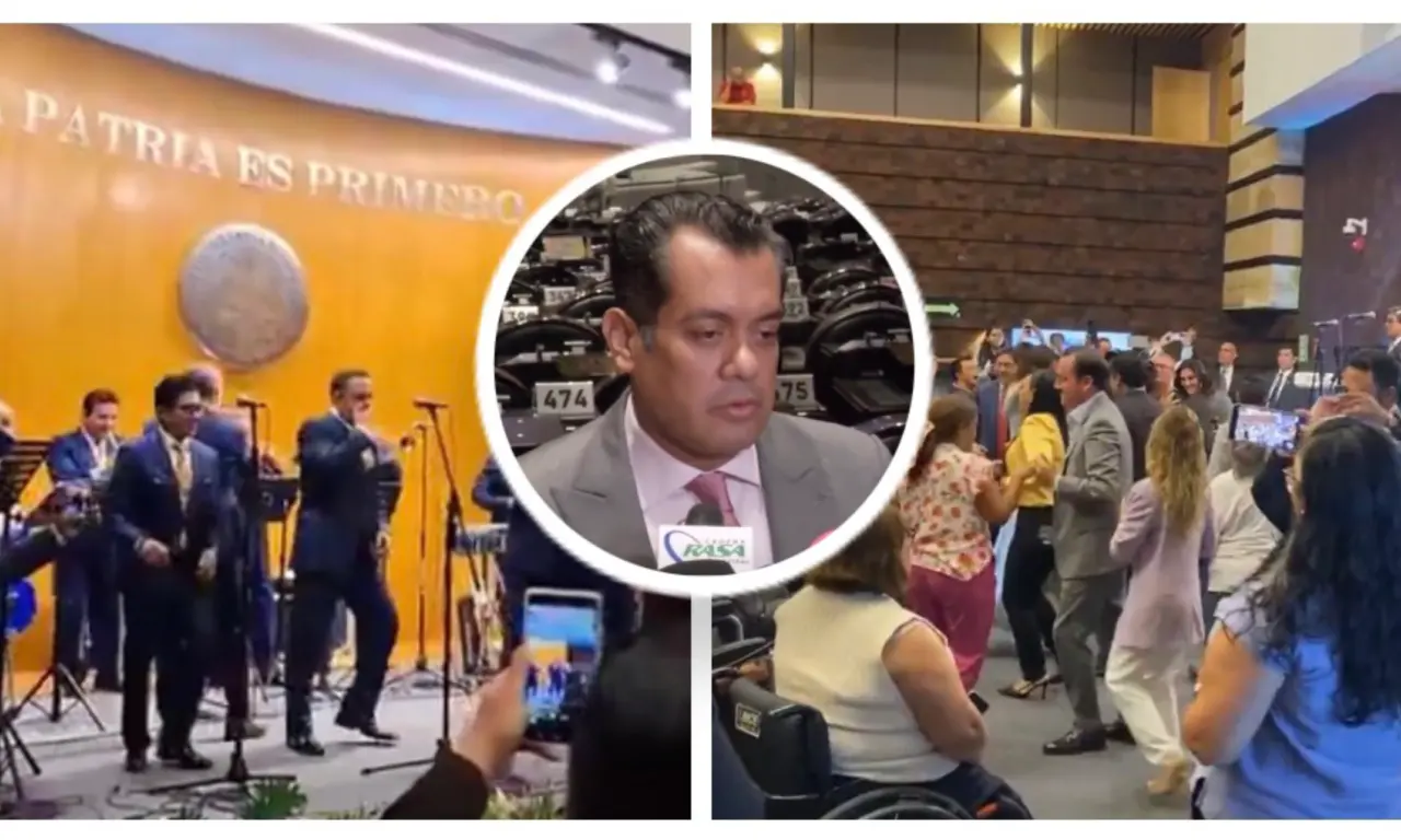  “No fue fiesta, fue evento cultural”: Gutiérrez Luna justifica bailongo de la Sonora Santanera en San Lázaro 