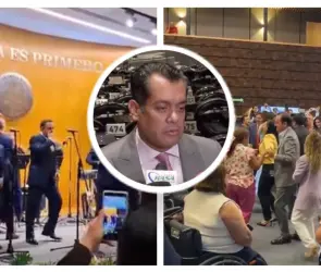 "No fue fiesta, fue evento cultural": Gutiérrez Luna justifica bailongo de la Sonora Santanera en San Lázaro