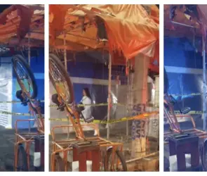 Incendian puesto de juguetes en Iztacalco: sospechan ataque por extorsión contra comerciantes