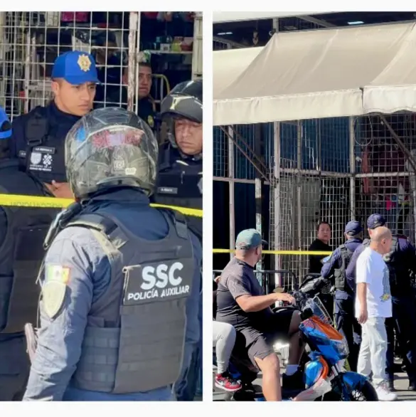 Terror en Tepito: balacera deja dos muertos y dos heridos en pleno Eje 1 Norte