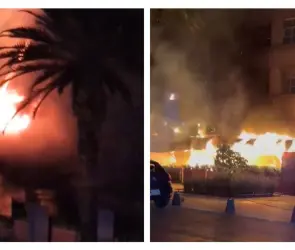 Incendio en restaurante "La Soldadera" frente al Monumento a la Revolución; evacuación masiva