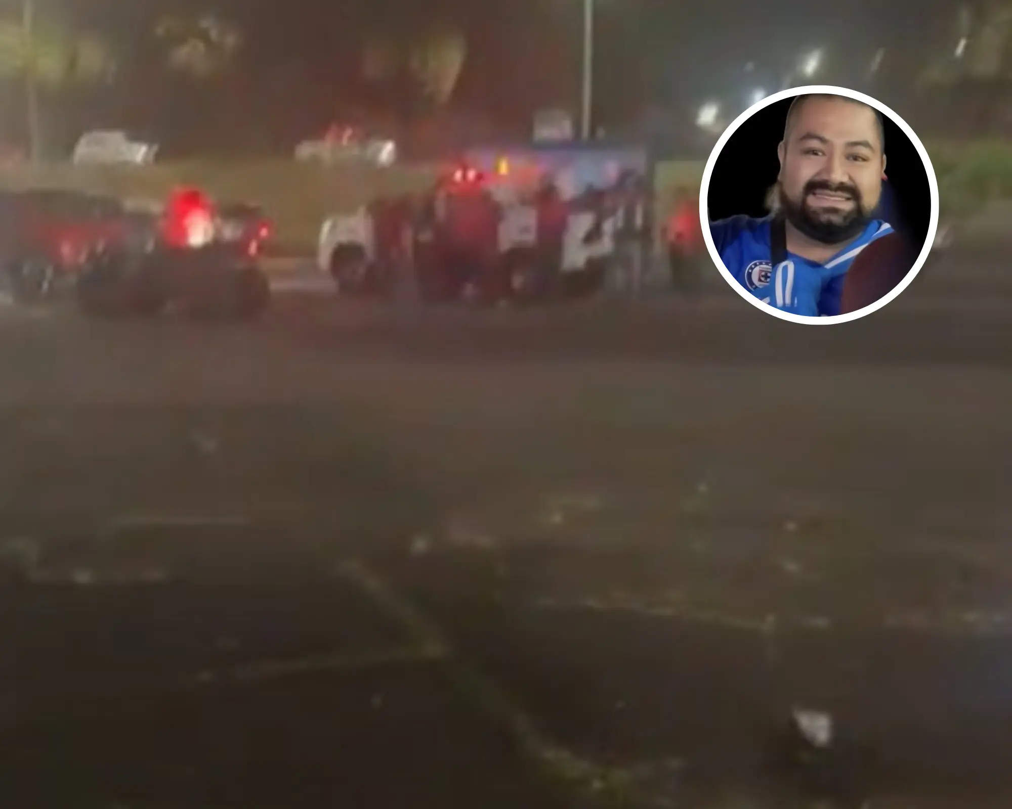 El aficionado de Cruz Azul fue sometido por vigilancia UNAM. Especial.