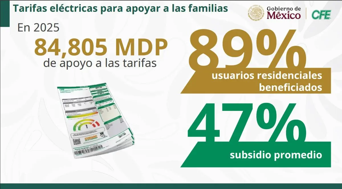 Los subsidios de la CFE.  CFE.