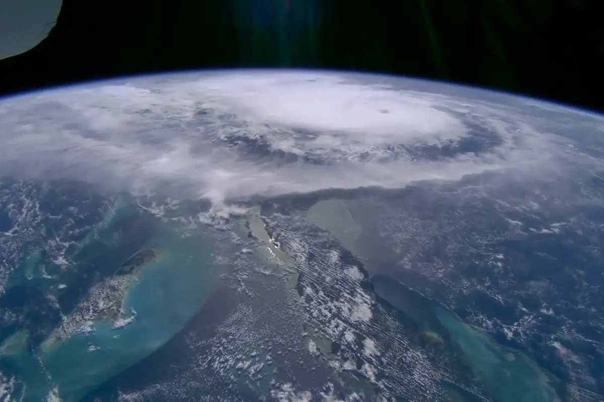  Huracán Melissa: video en 4K captado desde el espacio 