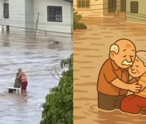 Muere doña Elodia Reyes, la abuelita que sobrevivió a las inundaciones de Poza Rica, abrazada a su esposo