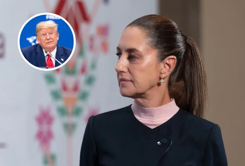 La presidenta habl&oacute; sobre la cancelaci&oacute;n de los vuelos del AIFA a EE.UU.