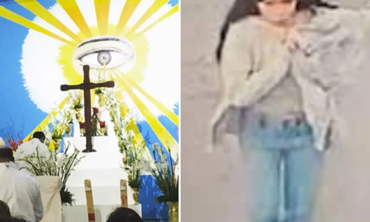  Varios de los lugares cateados por la Fiscalía contenían símbolos y objetos religiosos relacionados con esta agrupación. 